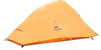 Naturehike Cloud Up Base Zelt 2 Person Leichtes Campingzelt, Einfacher Aufbau Winddicht & Wasserdichtes Kuppelzelt für Outdoor Reisen Trekking(Base/Orange) – Ansicht 4