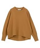 ふわもっちニットプルオーバー イエロー F