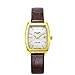 Produktbild Rotary Damen Quartz Armbanduhr, 25.00mm GehäusegröÃe mit weiÃ analog Zifferblatt und braun Lederarmband Armband LS08018/06