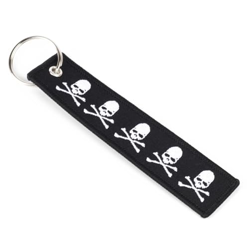 Xotic Tech Skull Keychain for Motorcycles, Cars, Luggage