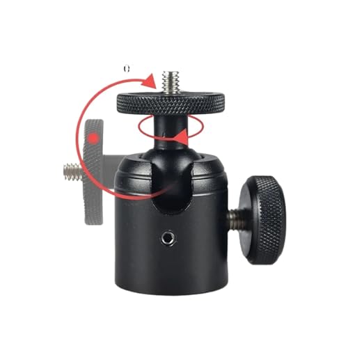 Soporte de Pared Plegable de 20CM con Junta de Cardán Regulable y Rosca 1/4 5