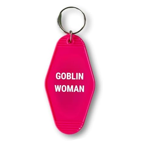 Get Bullish Goblin Woman Motel Style Keychain in Fuchsia Pink Cover