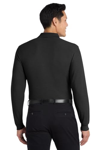 Port Authority Tall Silk Touch Polo de Manga Larga miniatura 2