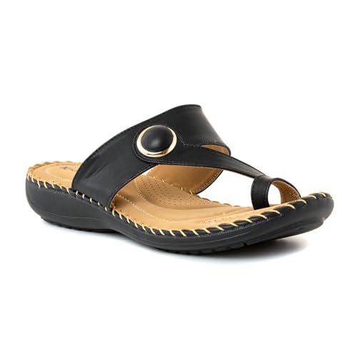 Image of Khadim's 5942756 Lightweight Durable Extra Soft Trendy Premium Stylish Casual Slip-On Heels For Women