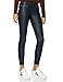 Produktbild Amazon-Marke: find. Damen Skinny Fit-Hose mit Ledereffekt, Blau (Navy), 44, Label: XXL