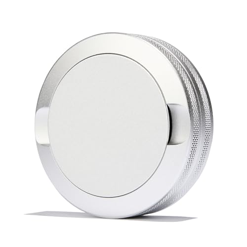 ZUMIQ SNUS Tin with 2 Compartments, Design Edge for Extra Grip, 4 Colors (Dark Green, Black, Gray, Silver) - Practical and Stylish SNUS Storage for On the Go (Silver)