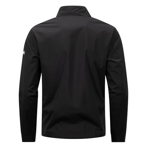 Men's Sports Jacket Lightweight Casual Spring Fall Windbreaker Zip Up Coat with Pocket2