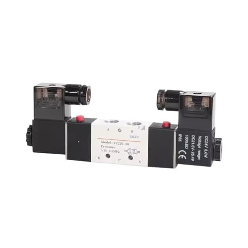 Électrovanne pneumatique 4V320-10 en alliage robuste à commande électrique stable
