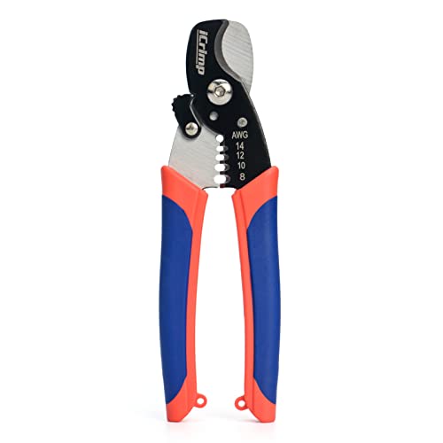 iCRIMP - iCrimp Wire Stripper Cable Cutter 2 in 1 Multifunction Wire Cutting Tool Stripping Tool