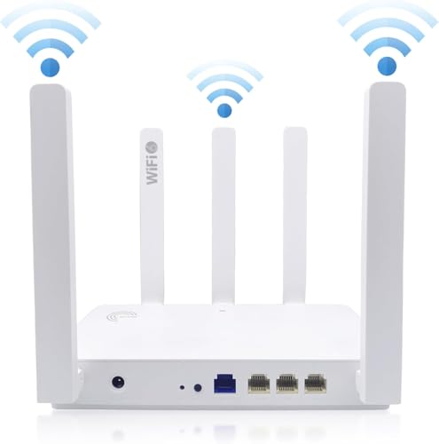 Elfcam® - Sistema de malla WiFi 6 (AX3000) de doble banda WiFi 6 enrutador de malla para toda la casa, hasta 3000 Mbps, ideal para reemplazar las soluciones Wi-Fi existentes, paquete de 2