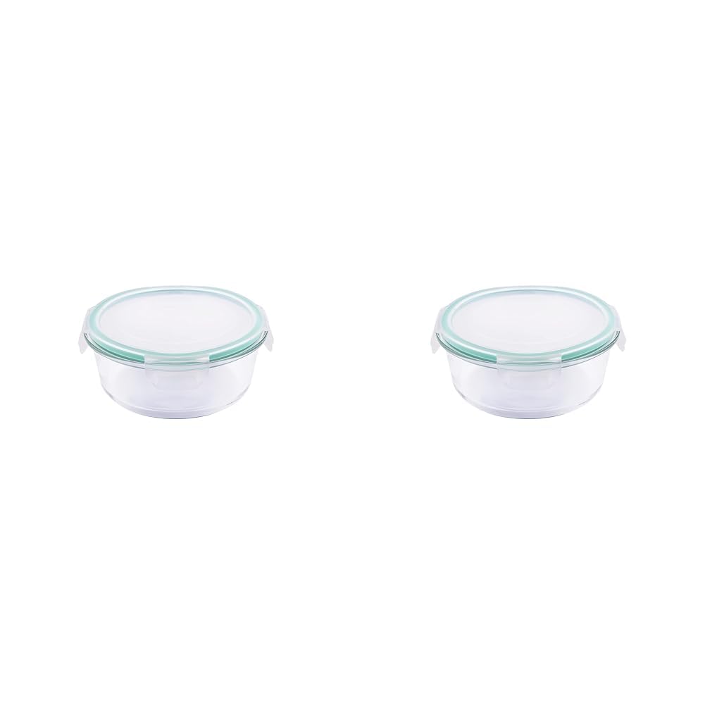 La Opala, Cook Serve Store, Borosilicate Storage Container, Clip N Store with Snap Lid Round 950 ml, 1 pc, Transparent (Pack of 2) (B0D818D74M) Amazon Price History, Amazon Price Tracker