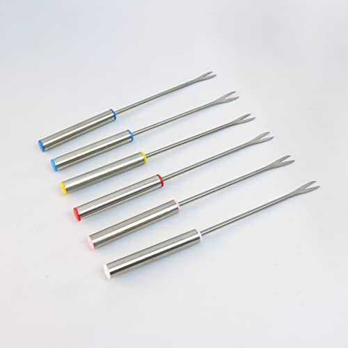 UnyHome Jogo Conjunto Aparelho Para Fondue Lugano 10 Peças Preto