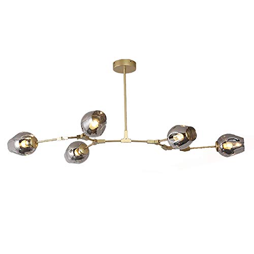Chandelier Molécules Spoutnik suspendu pour salon industriel chic