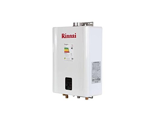 Aquecedor de Água Gás Natural Rinnai E21 Reue210fehb, 21 Litros, Exaustão Forçada