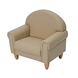 Children's Factory As We Grow Toddler Chair, Flexible Seating for Daycare or Preschool, Kids Reading Couch, Playroom Furniture, Buff