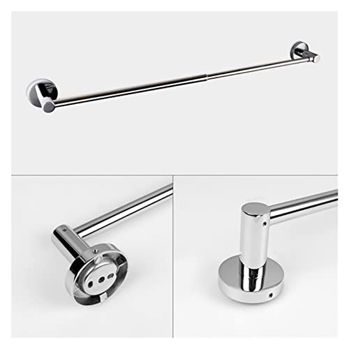 Toallero extensible de pared con estantes de almacenamiento compactos 6