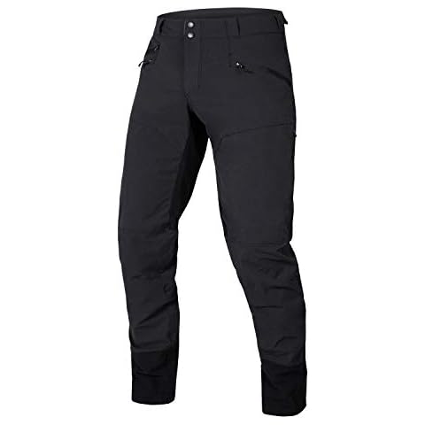Endura Mens SingleTrack Mountain Cycling Pants ClickFast Liner Compatible Black, Large Cover