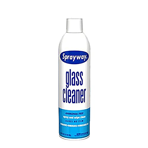Sprayway Ammonia-Free Glass Cleaner, Foaming Action – Streakless Shine, 15 Ounce (Pack of 1)