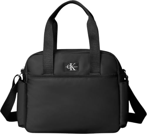 Calvin Klein Kinder Unisex Wickeltasche mit Wickelunterlage, Schwarz (Ck Black), Einheitsgröße