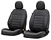 Produktbild Walser Passform-Sitzbezug Robusto, Schonbezug kompatibel mit VW Golf 7 Comfortline 08/2012-03/2021, 2 Einzelsitzbezüge Sportsitze