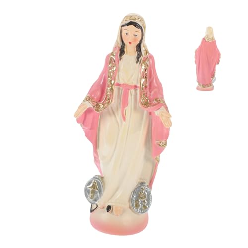 Sculpture religieuse catholique de la Vierge Marie en résine