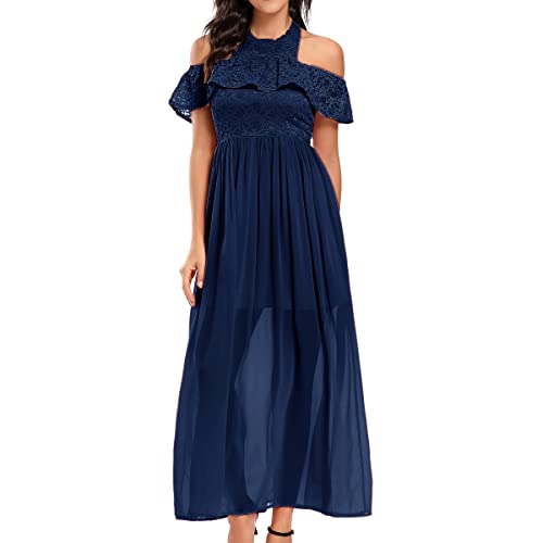 Women's Sexy Tulle Dress Lace Draped Elegant Layered Wedding Guest