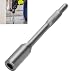 Produktbild aleawol SDS HEX Erdungsspieß Nageltreiber zum Einstecken, (30mm sds-hex) 400mm Länge, Innen Ø 25mm, Außen Ø 50mm, Professional Erdnageleintreiberzug Pfosten Treiber