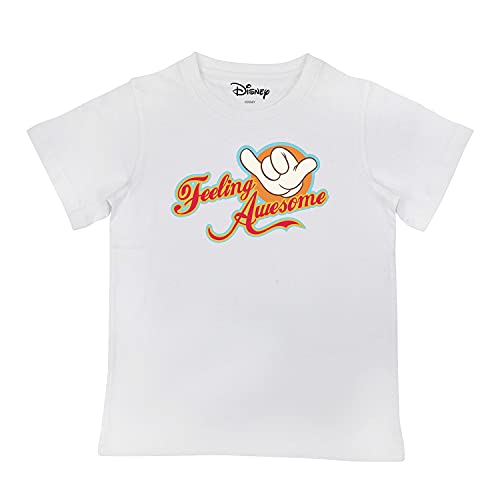 Image of Mickey Mouse Family by Wear Your Mind Regular Fit Boys Tshirt
