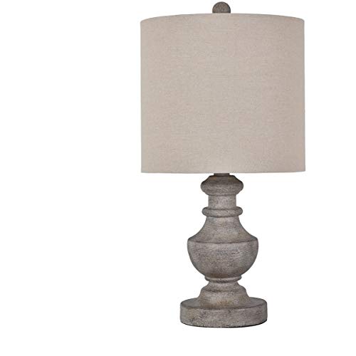 Crestview Collection EVAVP1372 21.5"TH Brown Wash Resin Table Lamp Evolution Furniture