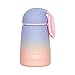BISOU MAMI® - Thermos in acciaio inox per bambini e neonati, a prova di perdite, design carino, senza BPA, con isolamento al 100% (Blue Peach)