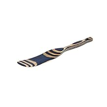 Island Bamboo Pakkawood 11-Inch Spurtle, Blue