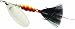 Mepps Dressed Aglia Bait, Silver-Black, 1/2-Ounce