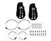 Empi 00-9984-0 VW Bug, Beetle, Baja, Buggy, Type 1 Deluxe Swing Axle Boot, Black, Pair