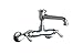 Chicago Faucets 886-CP Straight,Chrome, 12.0gpm Tool