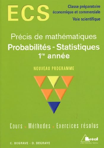 Probabilités - Statistiques 1re année ECS