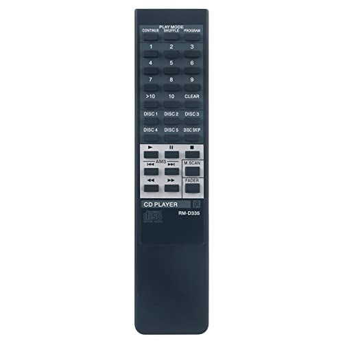 VINABTY RM-D335 Remote control Replaced fit for Sony CD Player Compact Disc Player CDP-C445 CDP-C345M CDP-C245 CDP-C741 CDP-C365 CDP-C265 CDP-C425 CDP-C495 CDP-C225 CDP-C235 CDP-C245 CDP-C325