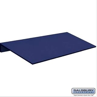 Sloping Hood - 15 Inches Wide - for Heavy Duty Plastic Locker - 3 Wide - Blue