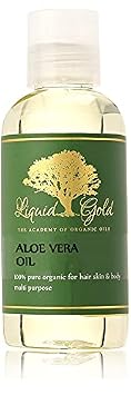 Liquid Gold Inc - 4 oz - Aloe Vera Oil - Natural Organic | Premium Moisturizing for Skin Hair Massage DIY Beauty