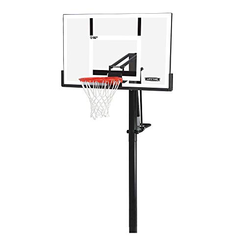 54" Steel Framed Shatterproof Backboard, In-Ground Basketball System #TOP22