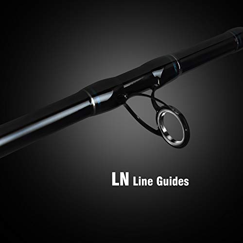 Fiblink 4-Piece 7-Feet Carbon Fiber Fishing Rod Spinning & Casting Travel Portable Rod Lightweight Sensitive Tournament Quality Fishing Pole For Fresh & Saltwater(Spinning-Blue-Mh) #TOP1