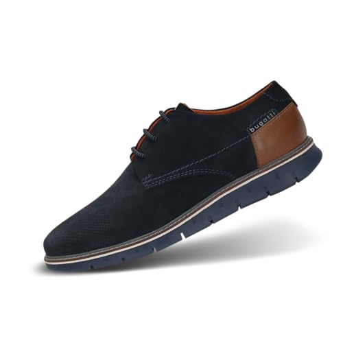 Image of bugatti Men's Lace-up Shoes, Darkblue, 12