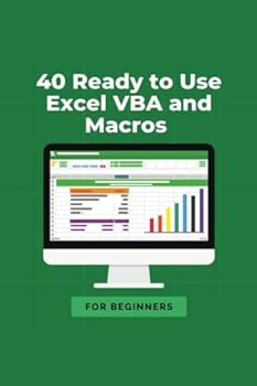 Paperback 40 Ready to Use Excel VBA and Macros Book