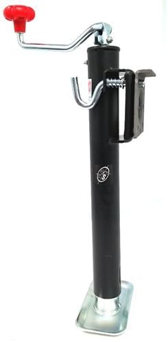 Southwest Wheel 2,000 lbs. Top Wind Swivel Jack with Weld-on Bracket Mount. 15" Travel.
