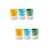Pot de plantation en plastique - adopté en matière plastique, robuste et pratique pour une utilisation durable, parfait pour votre terrasse, porche, balcon ou à l'intérieur de votre maison, pot de plantation