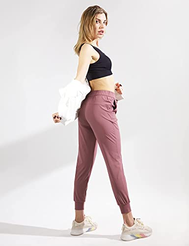 AJISAI Women's Joggers Pants with Pockets Drawstring Sweatpants for Running Workout Lounge Wear