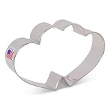 Ann Clark Double Heart Valentine's Cookie Cutter, 4-3/4' Made in USA