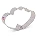 Ann Clark Cookie Cutters Double Heart Cookie Cutter by Flour Box Bakery, 4.75"