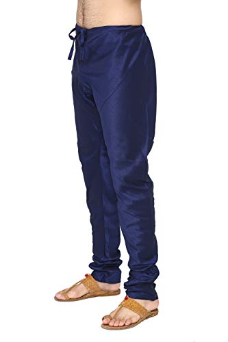Image of Manyavar Men's Blended Kurta and Churidar Set