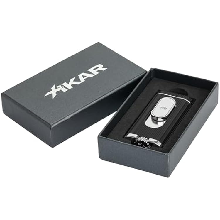 Xikar Hedron Lighter (Chrome/Black)