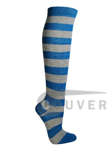 Image of SocksKnee Women Multi-Pack Colorful Variety Design Assorted Activewear Knee-High Stocking Socks, 9-11